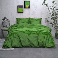 sleeptimeelegance Sleeptime Elegance Satijn Geweven Uni - Groen 1-persoons (140 x 220 cm + 1 kussensloop) Dekbedovertrek