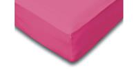 Elegance Hoeslaken Jersey Katoen Stretch 35cm Hoge Hoek - fuchsia 200x200cm