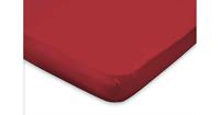 Elegance Topper Hoeslaken Jersey Katoen Stretch - rood 140x210/220cm