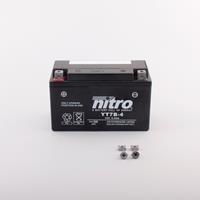 nitro Gesloten batterij onderhoudsvrij, Batterijen moto & scooter, YT7B-4