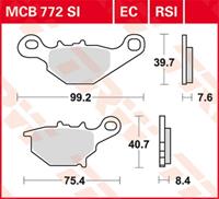 TRW Standaard EC remblokken, en remschoenen voor de moto, MCB772EC
