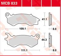 TRW Standaard EC remblokken, en remschoenen voor de moto, MCB833EC