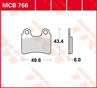 TRW Lucas Bremsbeläge organisch MCB766  49,6x43,4x6mm