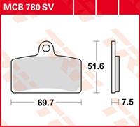 TRW Standaard remblokken, en remschoenen voor de moto, MCB780