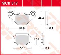 TRW Standaard remblokken, en remschoenen voor de moto, MCB517