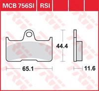TRW SI Remblokken sinter metaal, en remschoenen voor de moto, MCB756SI