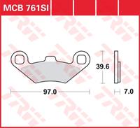 TRW SI Remblokken sinter metaal, en remschoenen voor de moto, MCB761SI