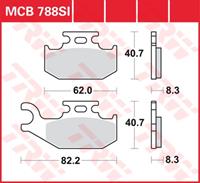 TRW SI Remblokken sinter metaal, en remschoenen voor de moto, MCB788SI