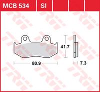 TRW SI Remblokken sinter metaal, en remschoenen voor de moto, MCB534SI