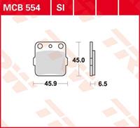 TRW SI Remblokken sinter metaal, en remschoenen voor de moto, MCB554SI