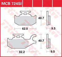 TRW SI Remblokken sinter metaal, en remschoenen voor de moto, MCB724SI