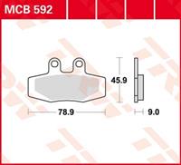 TRW Standaard remblokken, en remschoenen voor de moto, MCB592