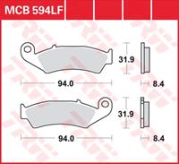 TRW Standaard remblokken, en remschoenen voor de moto, MCB594