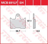 TRW Standaard remblokken, en remschoenen voor de moto, MCB691