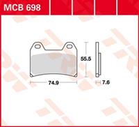 TRW Standaard remblokken, en remschoenen voor de moto, MCB698