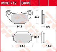 TRW Standaard remblokken, en remschoenen voor de moto, MCB712