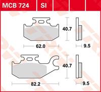 TRW Standaard remblokken, en remschoenen voor de moto, MCB724