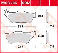 TRW Standaard remblokken, en remschoenen voor de moto, MCB786