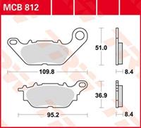 TRW Standaard remblokken, en remschoenen voor de moto, MCB812