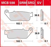 TRW SV/SH Remblokken, en remschoenen voor de moto, MCB598SV