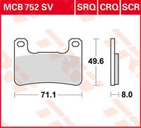 TRW SCR Remblokken, en remschoenen voor de moto, MCB752SCR