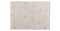 Lorena Canals Teppich Hippy Dots Natural, Vintage Nude 120x160 cm