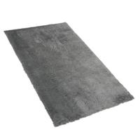 beliani Spektakulärer Shaggy Teppich in rechteckiger Form hellgrau 80x150 cm Evren - Grau