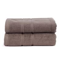 theonetowelling The One Towelling 2-PACK: Handdoek Ultra Deluxe - 50 x 100 cm - Taupe