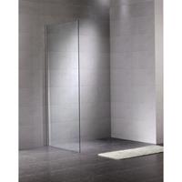 Royal Plaza Adana zijwand 40x200cm voor walk in chroom profiel helder glas met Clean coating 55923