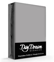 Day Dream Hoeslaken Katoen Grijs-80 x 200 cm