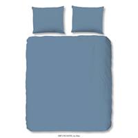 Leen Bakker HIP dekbedovertrek uni ice blue - blauw - 200x200/220 cm