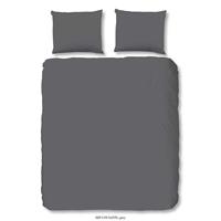 Leen Bakker HIP dekbedovertrek uni grey - grijs - 200x200/220 cm