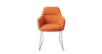 Jesper Home Kinko Eetkamerstoel - Tangerine Slide Steel