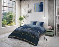 sleeptimeelegance Sleeptime Elegance Scratchy - Blue Dekbedovertrek 2-persoons (200 x 220 cm + 2 kussenslopen) Dekbedovertrek