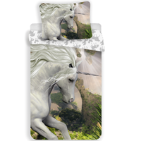 Unicorn Dekbedovertrek Mystical - Eenpersoons - 140 x 200 cm ulti