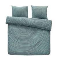 Comfort dekbedovertrek Woud - groen/blauw - 200x200/220 cm