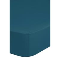 HIP Spannbettlaken 180 x 220 cm Petrolblau Blau