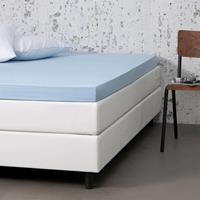 dekbed-discounter Comfort Topper Hoeslaken Jersey- Lichtblauw 80/90 x 200/210/220 cm