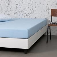dekbed-discounter Comfort Hoeslaken Jersey- Lichtblauw 100/120 x 200/210/220 cm