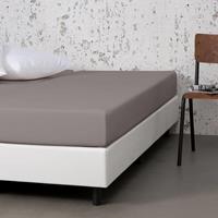 dekbed-discounter Comfort Hoeslaken Jersey- Taupe 140 x 200 cm