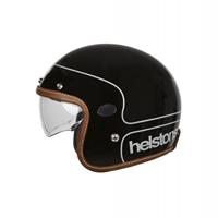 Helstons Corporate Carbon Fiber Black Jet Helmet