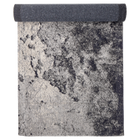 Bloomingville Modischer Teppich Husam aus Baumwolle in Grau 243 x 1 x 76 cm