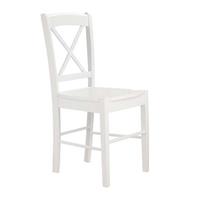Möbel4Life Esszimmerstühle in Weiß 40 cm breit (2er Set)