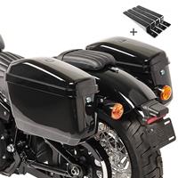 Craftride Seitenkoffer Set für Harley Davidson CVO Pro Street Breakout  Nevada je 20Ltr