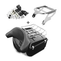 Craftride Top Case King für Harley Road King Classic 98-08 mit Docking Rack Gepäck-Grill 