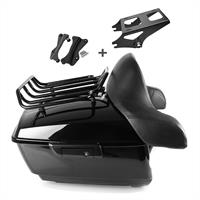 Craftride Topcase King NLB für Harley CVO Road Glide 18-19 + Anbaukit 