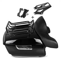 Craftride Topcase King OLS für Harley CVO Road Glide Ul 14-16 + Anbaukit 