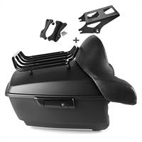 Craftride Topcase King OLM für Harley CVO Road Glide 18-19 + Anbaukit 