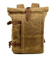 Craftride Motorrad Rucksack Canvas  VR2 Vintage Motorradtasche 20Ltr Retro braun