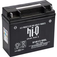 Hi-Q Batterie AGM Gel geschlossen 51913, 12 Volt, 19 Ah